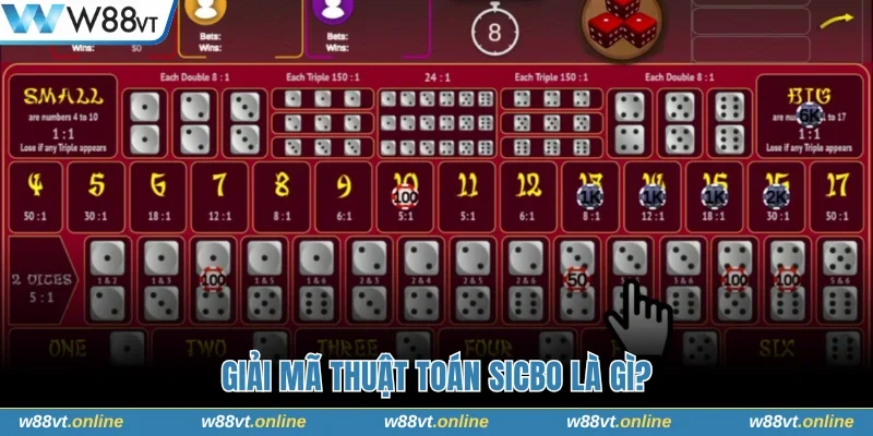Giải mã thuật toán sicbo là gì?
