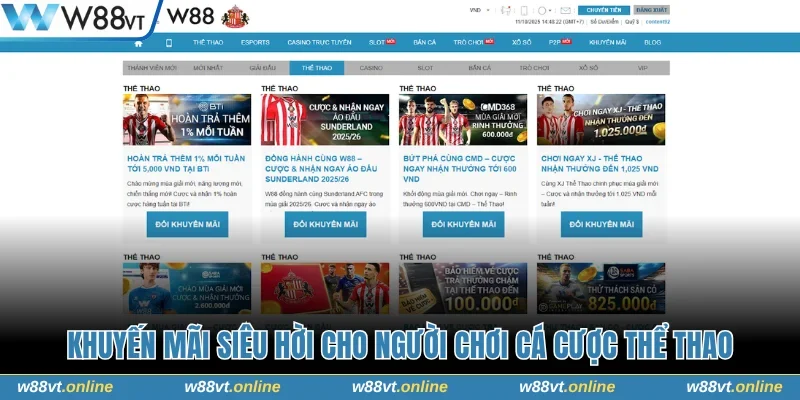 Khuyến mãi siêu hời cho người chơi cá cược thể thao 