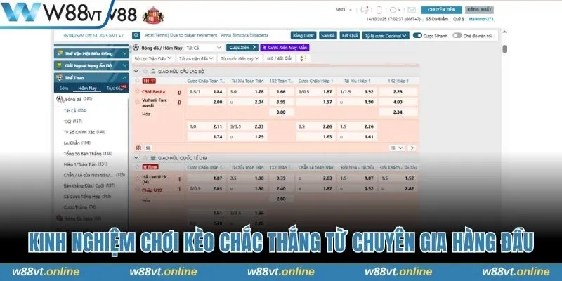 Kinh nghiệm chơi kèo chắc thắng từ chuyên gia hàng đầu