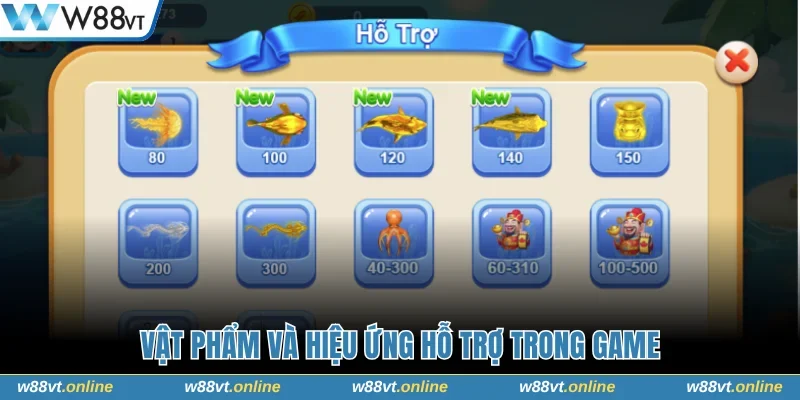 Vật phẩm và hiệu ứng hỗ trợ trong game